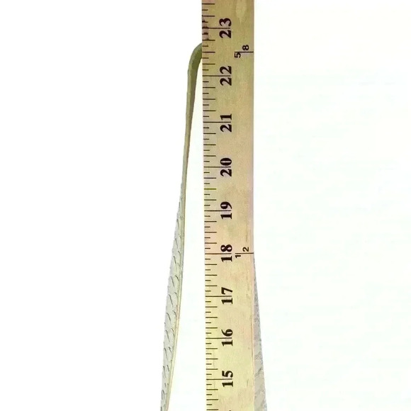 Furla Boho Chic White Leather Snakeskin Fringed Studded Crossbody Purse GlamRock - Picture 16 of 16